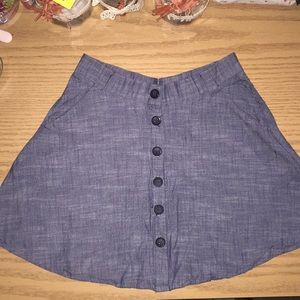 Denim styles skater skirt